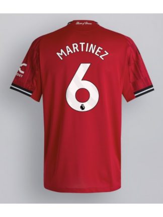 Moški Nogometna dresi poceni Manchester United Lisandro Martinez #6 Domači 2025-26 Kratek rokav