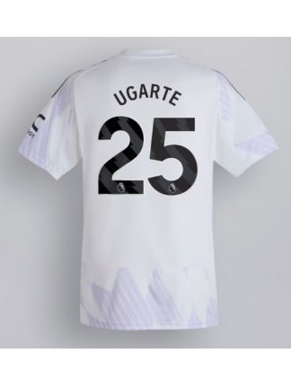 Moški Nogometna dresi poceni Manchester United Manuel Ugarte #25 Gostujoči 2025-26 Kratek rokav