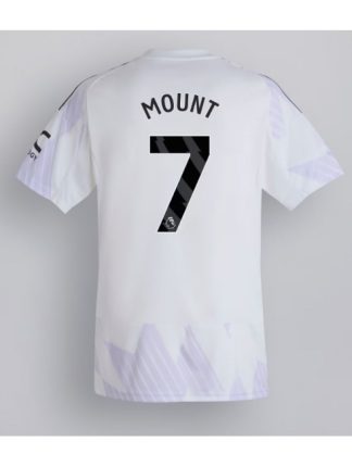 Moški Nogometna dresi poceni Manchester United Mason Mount #7 Gostujoči 2025-26 Kratek rokav