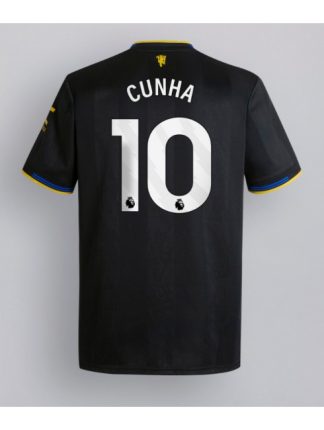 Moški Nogometna dresi poceni Manchester United Matheus Cunha #10 Tretji 2025-26 Kratek rokav