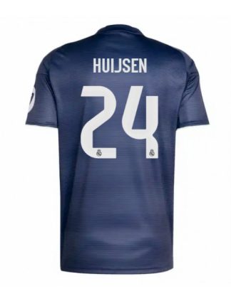 Moški Nogometna dresi poceni Real Madrid Dean Huijsen #24 Gostujoči 2025-26 Kratek rokav