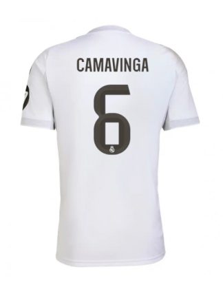 Moški Nogometna dresi poceni Real Madrid Eduardo Camavinga #6 Domači 2025-26 Kratek rokav