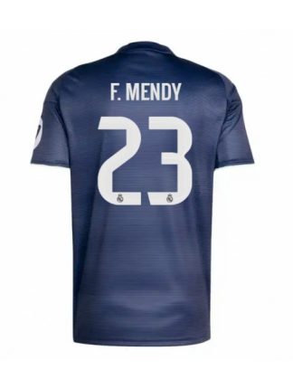 Moški Nogometna dresi poceni Real Madrid Ferland Mendy #23 Gostujoči 2025-26 Kratek rokav