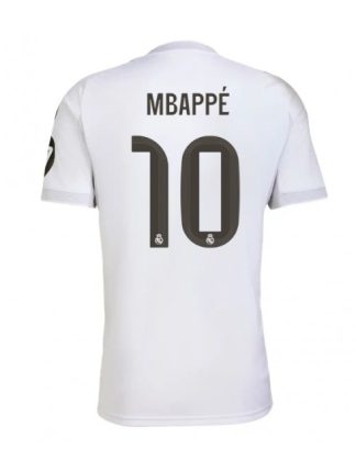 Moški Nogometna dresi poceni Real Madrid Kylian Mbappe #10 Domači 2025-26 Kratek rokav
