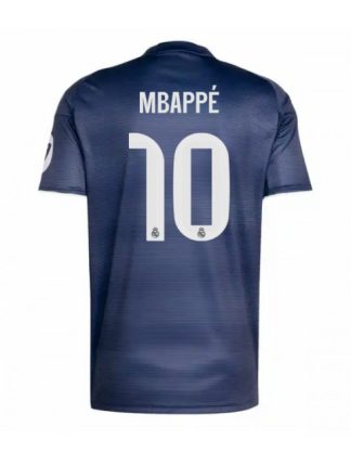 Moški Nogometna dresi poceni Real Madrid Kylian Mbappe #10 Gostujoči 2025-26 Kratek rokav