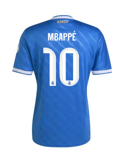 Moški Nogometna dresi poceni Real Madrid Kylian Mbappe #10 Tretji 2025-26 Kratek rokav