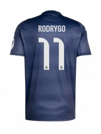 Moški Nogometna dresi poceni Real Madrid Rodrygo Goes #11 Gostujoči 2025-26 Kratek rokav