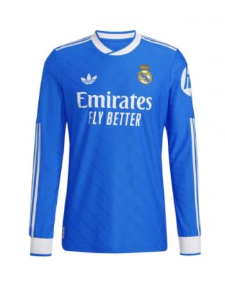 Moški Nogometna dresi poceni Real Madrid Tretji 2025-26 Dolgi rokav