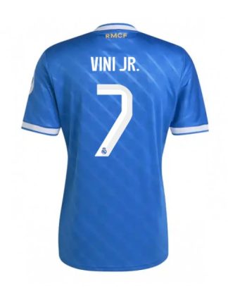 Moški Nogometna dresi poceni Real Madrid Vinicius Junior #7 Tretji 2025-26 Kratek rokav