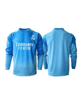 Moški Nogometna dresi poceni Real Madrid Vratar Domači 2025-26 Dolgi rokav