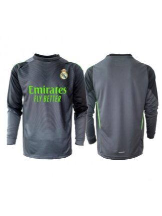 Moški Nogometna dresi poceni Real Madrid Vratar Tretji 2025-26 Dolgi rokav