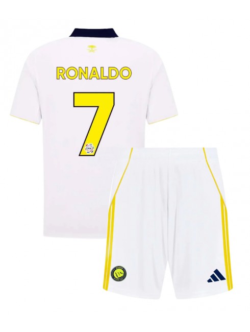 Otroški Nogometna dresi poceni Al-Nassr Cristiano Ronaldo #7 Tretji 2025-26 kompleti
