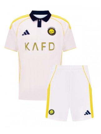 Otroški Nogometna dresi poceni Al-Nassr Tretji 2025-26 kompleti
