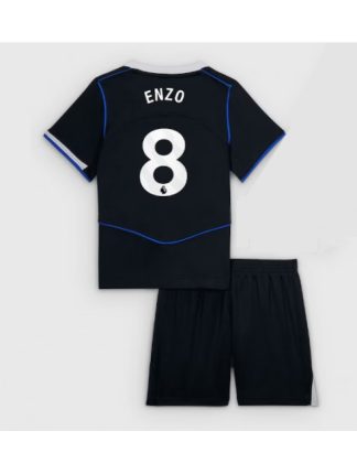 Otroški Nogometna dresi poceni Chelsea Enzo Fernandez #8 Tretji 2025-26 kompleti