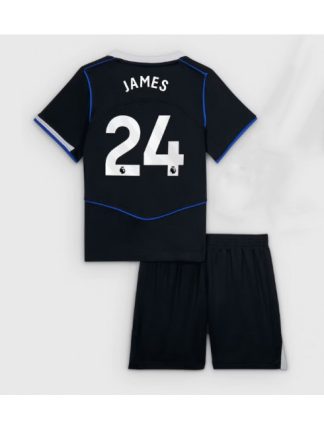 Otroški Nogometna dresi poceni Chelsea Reece James #24 Tretji 2025-26 kompleti