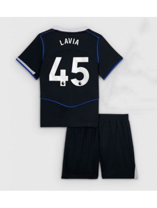 Otroški Nogometna dresi poceni Chelsea Romeo Lavia #45 Tretji 2025-26 kompleti