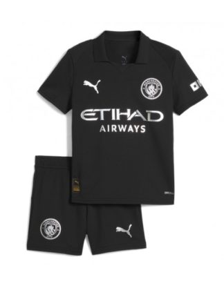 Otroški Nogometna dresi poceni Manchester City Gostujoči 2025-26 kompleti