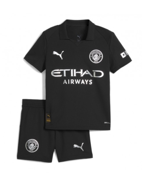 Otroški Nogometna dresi poceni Manchester City Gostujoči 2025-26 kompleti