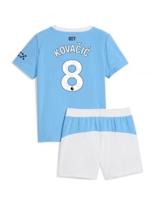 Otroški Nogometna dresi poceni Manchester City Mateo Kovacic #8 Domači 2025-26 kompleti