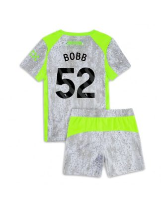 Otroški Nogometna dresi poceni Manchester City Oscar Bobb #52 Tretji 2025-26 kompleti