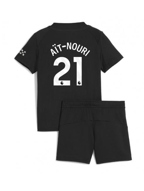 Otroški Nogometna dresi poceni Manchester City Rayan Ait-Nouri #21 Gostujoči 2025-26 kompleti