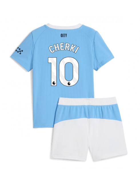 Otroški Nogometna dresi poceni Manchester City Rayan Cherki #10 Domači 2025-26 kompleti