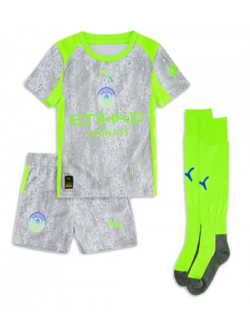 Otroški Nogometna dresi poceni Manchester City Ruben Dias #3 Tretji 2025-26 kompleti