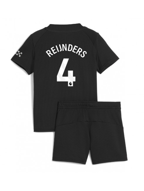Otroški Nogometna dresi poceni Manchester City Tijjani Reijnders #4 Gostujoči 2025-26 kompleti