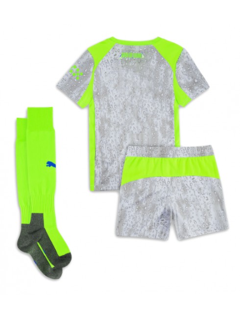 Otroški Nogometna dresi poceni Manchester City Tretji 2025-26 kompleti