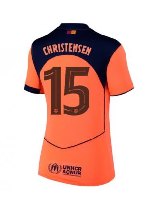Ženski Nogometna dresi poceni Barcelona Andreas Christensen #15 Tretji 2025-26 Kratek rokav
