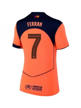 Ženski Nogometna dresi poceni Barcelona Ferran Torres #7 Tretji 2025-26 Kratek rokav