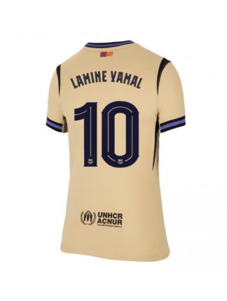 Ženski Nogometna dresi poceni Barcelona Lamine Yamal #10 Gostujoči 2025-26 Kratek rokav