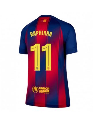 Ženski Nogometna dresi poceni Barcelona Raphinha Belloli #11 Domači 2025-26 Kratek rokav