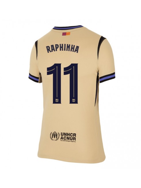 Ženski Nogometna dresi poceni Barcelona Raphinha Belloli #11 Gostujoči 2025-26 Kratek rokav