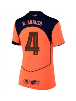 Ženski Nogometna dresi poceni Barcelona Ronald Araujo #4 Tretji 2025-26 Kratek rokav