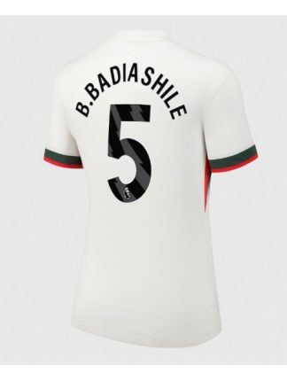 Ženski Nogometna dresi poceni Chelsea Benoit Badiashile #5 Gostujoči 2025-26 Kratek rokav