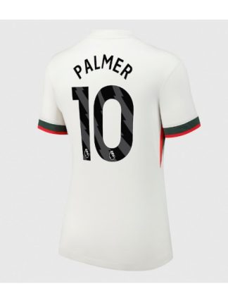 Ženski Nogometna dresi poceni Chelsea Cole Palmer #10 Gostujoči 2025-26 Kratek rokav