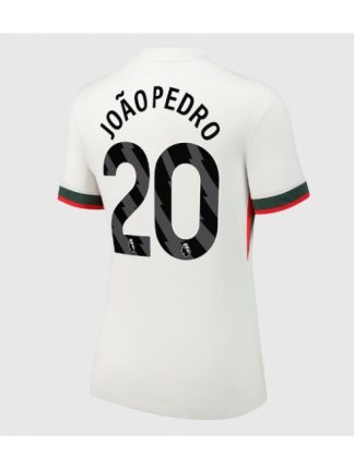 Ženski Nogometna dresi poceni Chelsea Joao Pedro #20 Gostujoči 2025-26 Kratek rokav