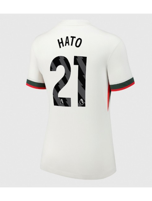 Ženski Nogometna dresi poceni Chelsea Jorrel Hato #21 Gostujoči 2025-26 Kratek rokav Ženski Nogometna dresi poceni Chelsea Jorrel Hato #21 Gostujoči 2025-26 Kratek rokav