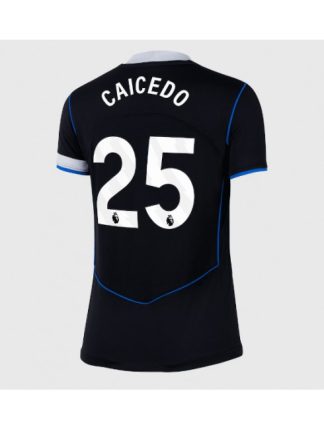 Ženski Nogometna dresi poceni Chelsea Moises Caicedo #25 Tretji 2025-26 Kratek rokav