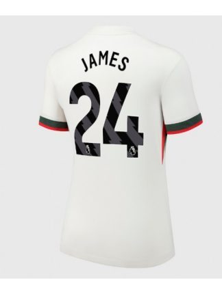 Ženski Nogometna dresi poceni Chelsea Reece James #24 Gostujoči 2025-26 Kratek rokav