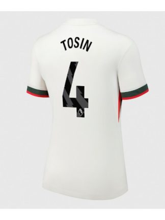 Ženski Nogometna dresi poceni Chelsea Tosin Adarabioyo #4 Gostujoči 2025-26 Kratek rokav