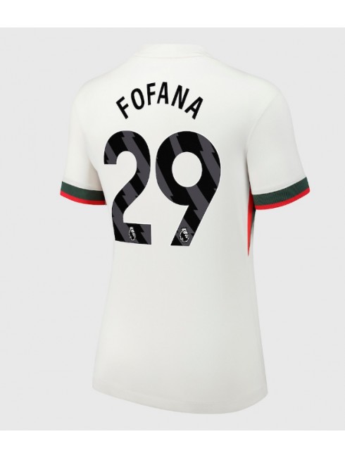 Ženski Nogometna dresi poceni Chelsea Wesley Fofana #29 Gostujoči 2025-26 Kratek rokav