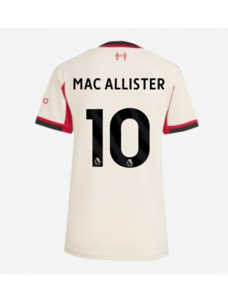 Ženski Nogometna dresi poceni Liverpool Alexis Mac Allister #10 Gostujoči 2025-26 Kratek rokav