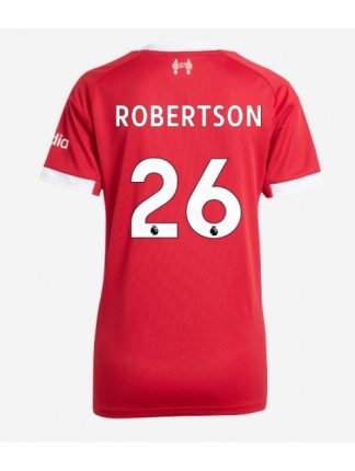 Ženski Nogometna dresi poceni Liverpool Andrew Robertson #26 Domači 2025-26 Kratek rokav