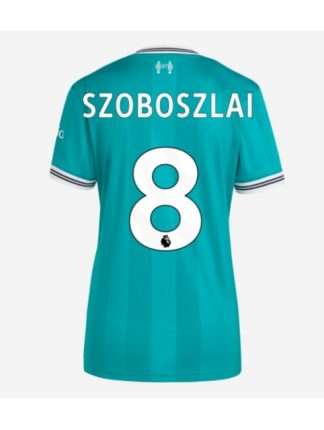 Ženski Nogometna dresi poceni Liverpool Dominik Szoboszlai #8 Tretji 2025-26 Kratek rokav