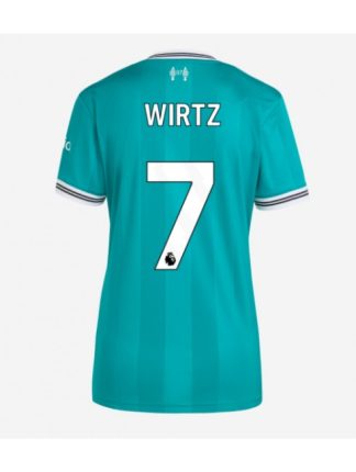 Ženski Nogometna dresi poceni Liverpool Florian Wirtz #7 Tretji 2025-26 Kratek rokav