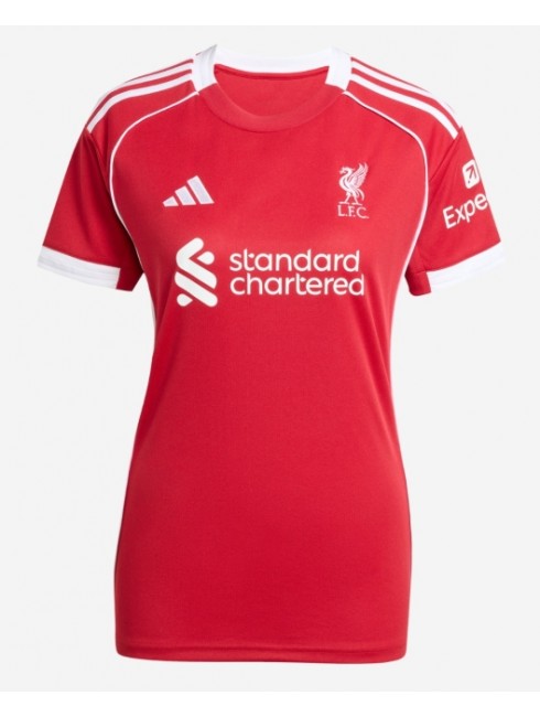 Ženski Nogometna dresi poceni Liverpool Hugo Ekitike #22 Domači 2025-26 Kratek rokav