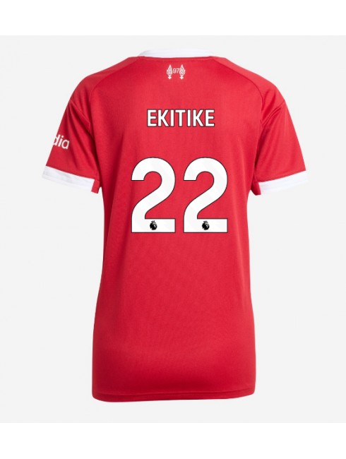 Ženski Nogometna dresi poceni Liverpool Hugo Ekitike #22 Domači 2025-26 Kratek rokav