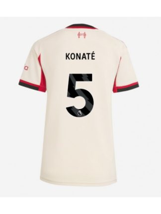 Ženski Nogometna dresi poceni Liverpool Ibrahima Konate #5 Gostujoči 2025-26 Kratek rokav